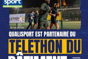 Qualisport est partenaire du Téléthon du Bâtiment 2025 !